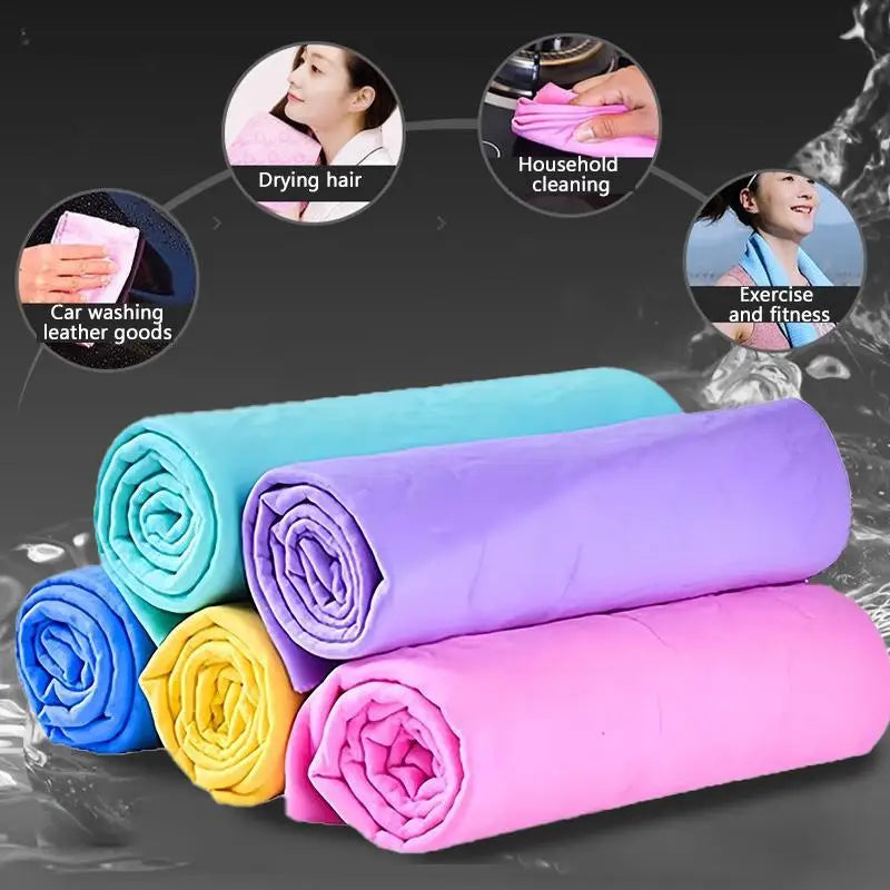 Quick-Dry Pet Bath Towel, Ultra Absorbent Microfiber for Dogs