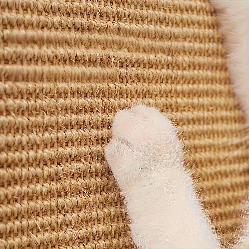 Sturdy Sisal Cat Scratching Post, Sofa-Safe Nail Care Scratcher