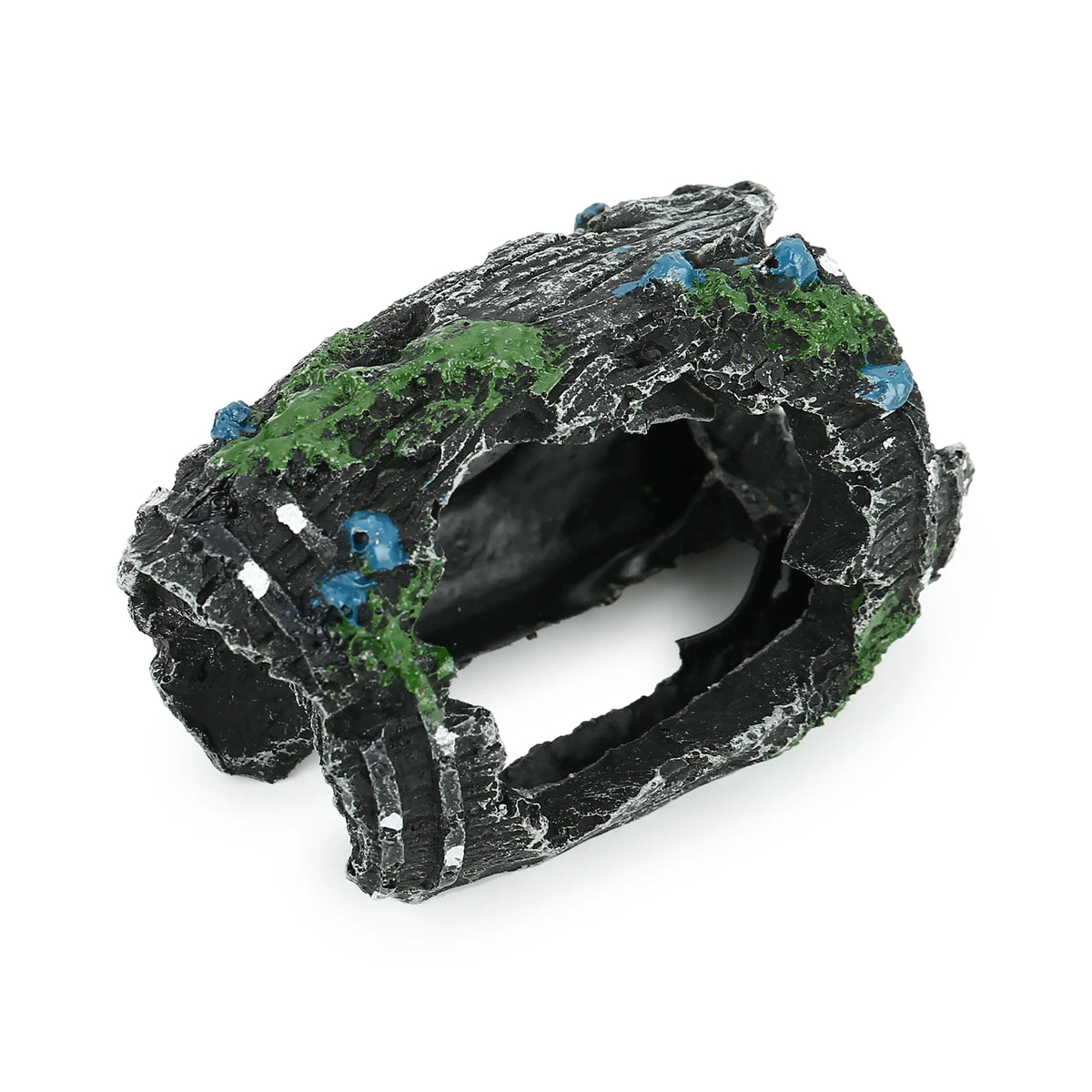 Aquarium Hollow Log Tree Tunnel Cave, Fish Tank Hideout Decoration