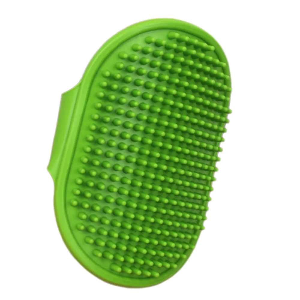 Silicone Pet Bath Massage Brush, Deshedding Tool for Dogs & Cats