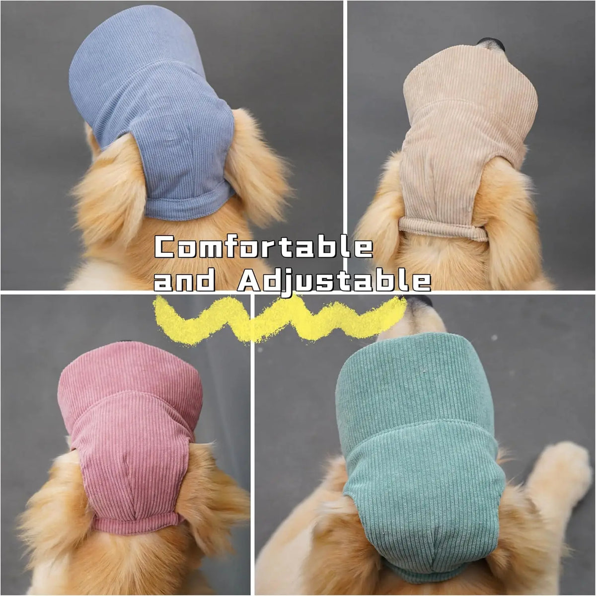 Adjustable Dog Baseball Cap with Ear Holes Pet Sun Hat