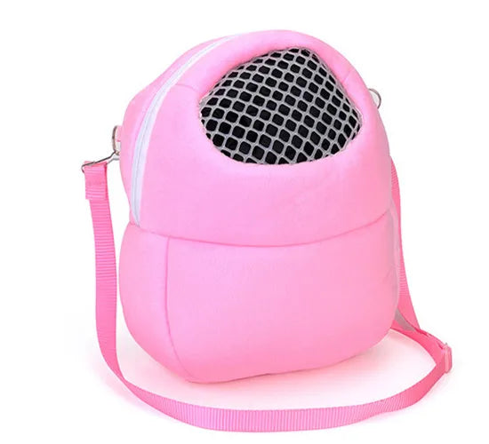 Breathable Small Pet Carrier Pouch for Guinea Pigs, Hamsters & Rats