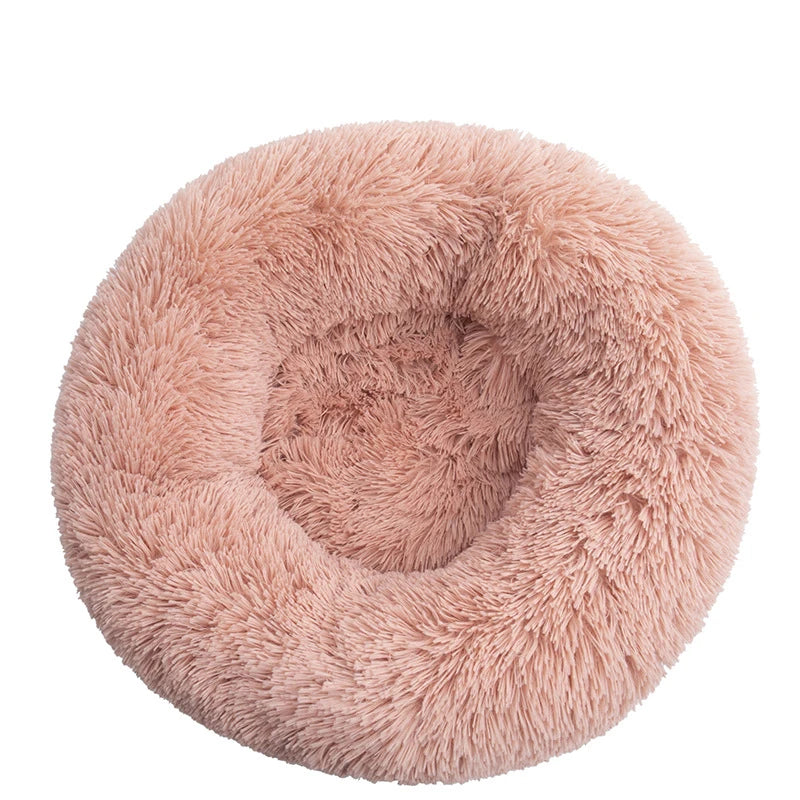 Calming Orthopedic Donut Dog Bed, Washable Pet Lounger
