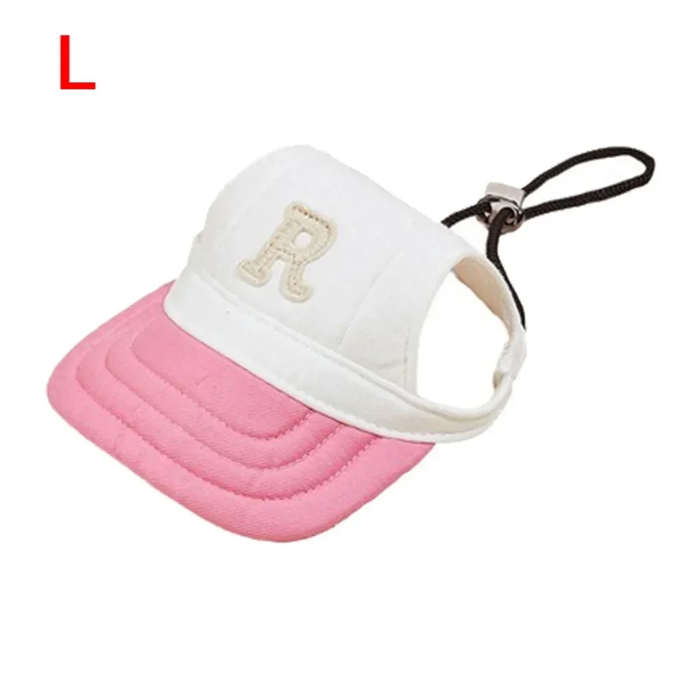 Adjustable Pet Sun Hat with Ear Holes for Dogs and Cats