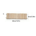 Wooden Hamster Bridge for Cage, Climbing Habitat Accessory