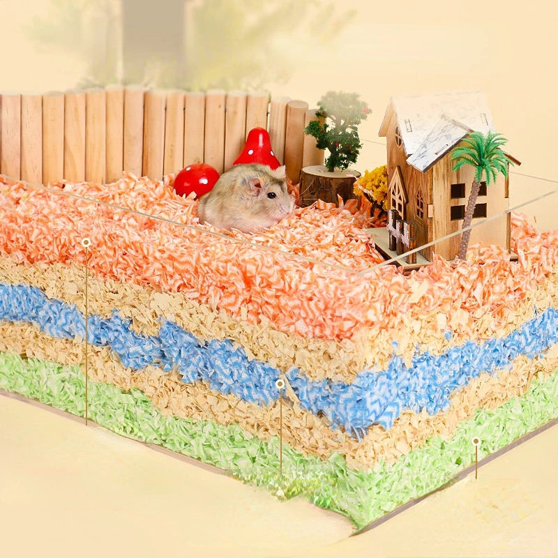 Dust-Free Paper Bedding for Hamsters & Small Pets, Odor Control 300g