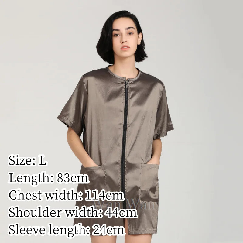 Anti-Hair Pet Grooming Smock, Waterproof Groomer Apron Uniform