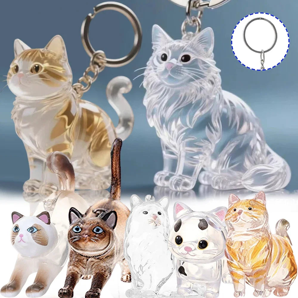 Pet Hair Keepsake Keychain Box, Pet Memorial Gift for Owners