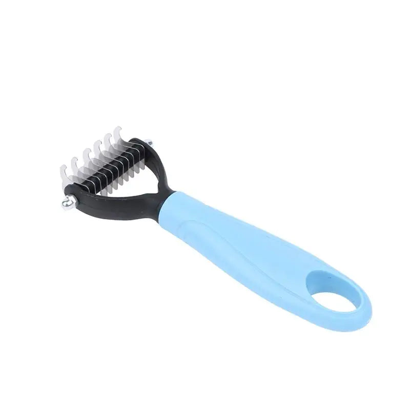 2-in-1 Pet Dematting and Deshedding Brush