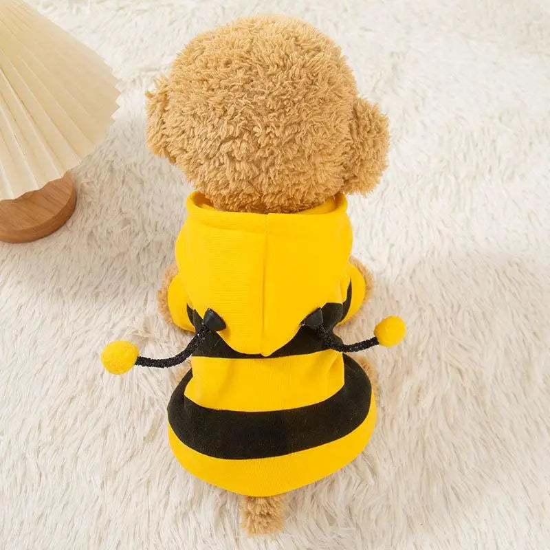 Warm Fleece Dog Hoodie Autumn Winter Pet Clothes