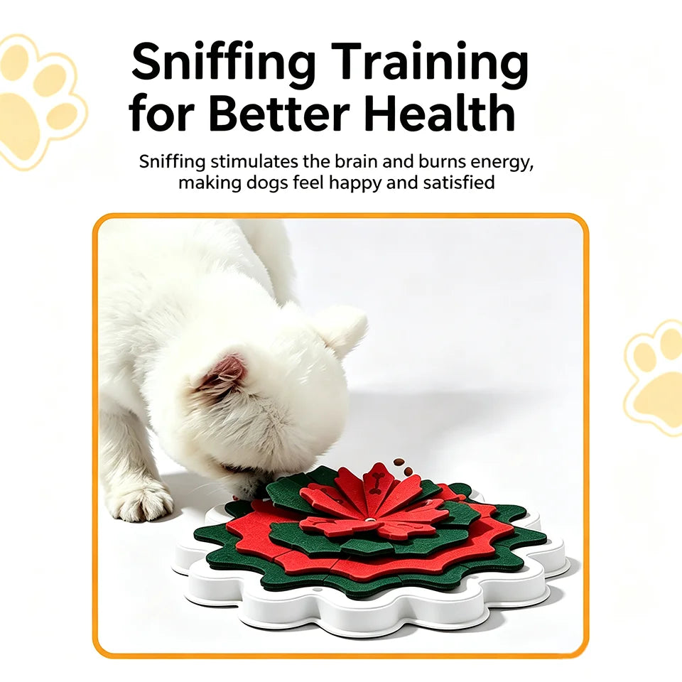 Felt Snuffle Mat for Dogs – Slow Feeder Puzzle Toy for Puppies & Cats